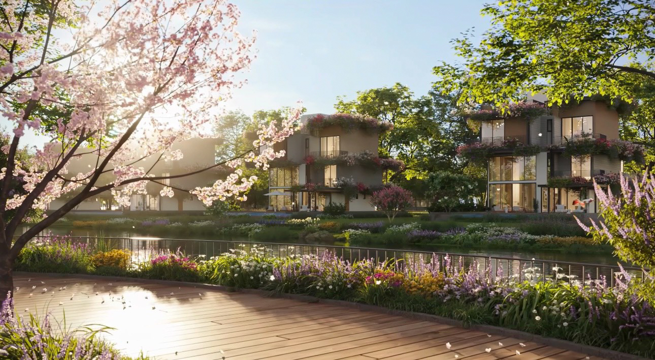 Eco Village Saigon River 27 biệt thự trực diện hồ