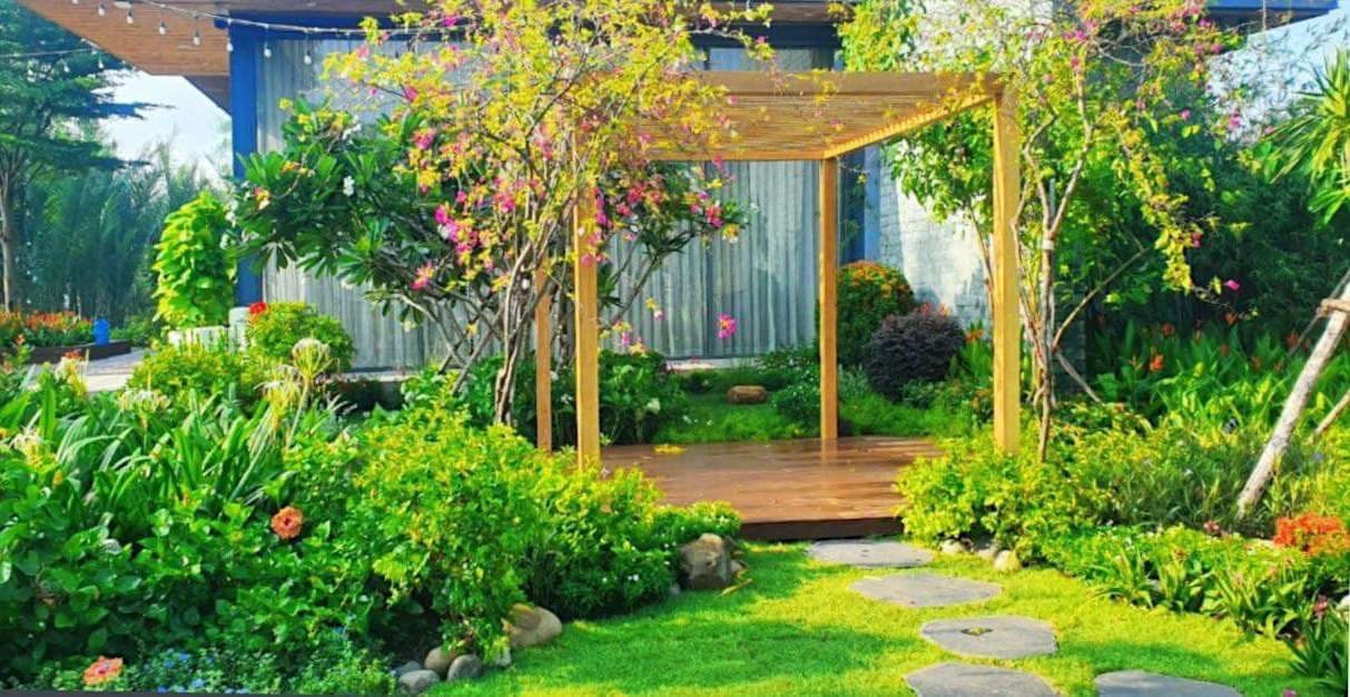 Eco Village Saigon River 59 tiến độ xây dựng nhà mẫu