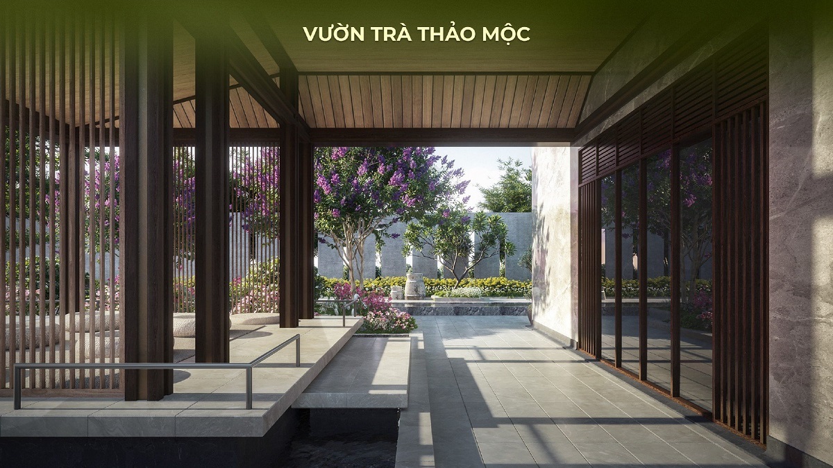 Eco Village Saigon River 19 tiên ích vườn trà thảo mộc