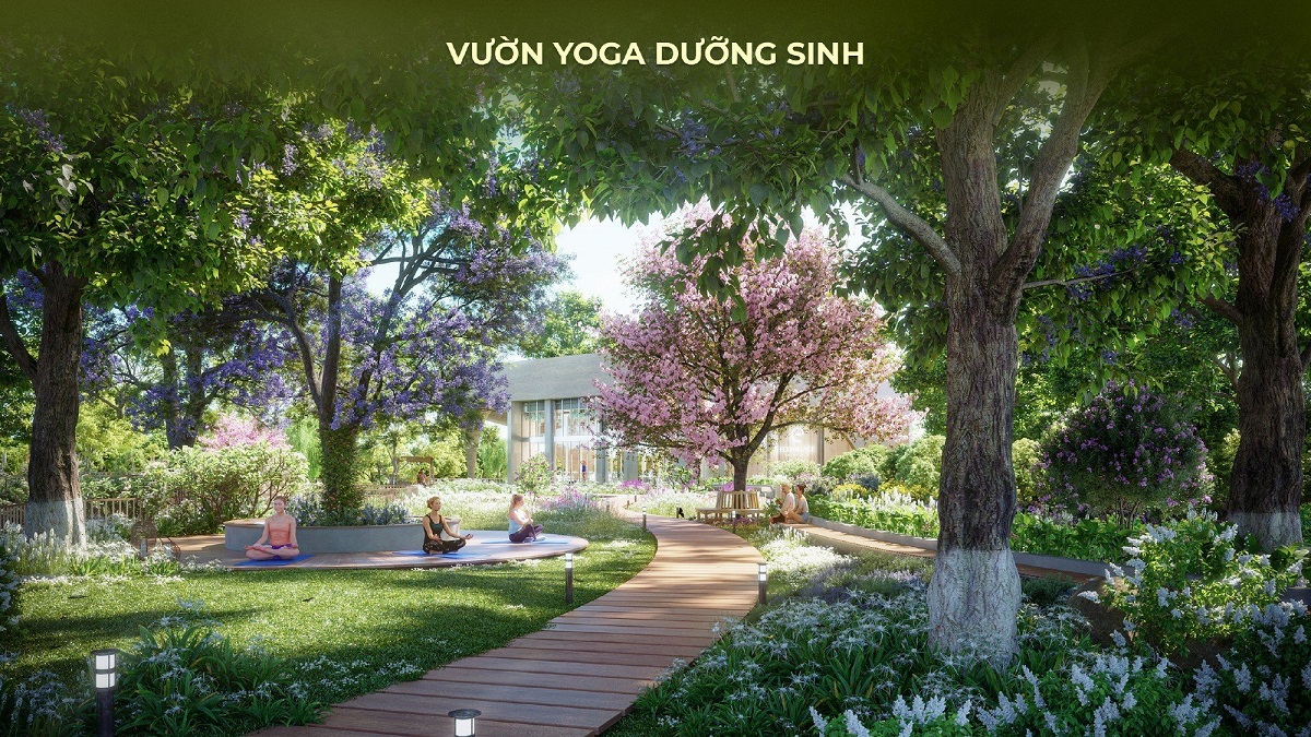 Eco Village Saigon River 20 vườn yoga dưỡng sinh