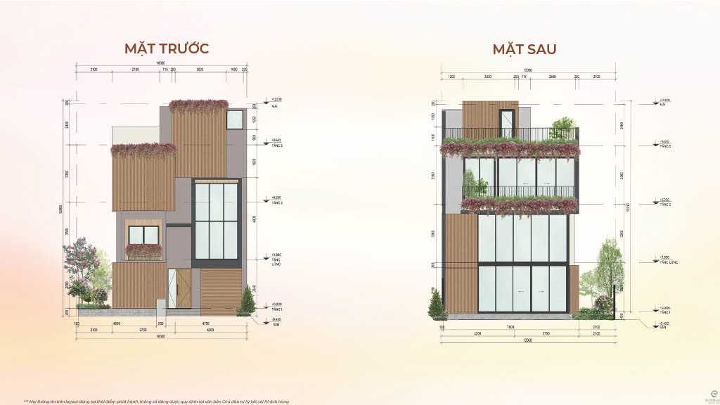 Eco Village Saigon River 31 layout thiết kế biệt thự song lập ecovillage