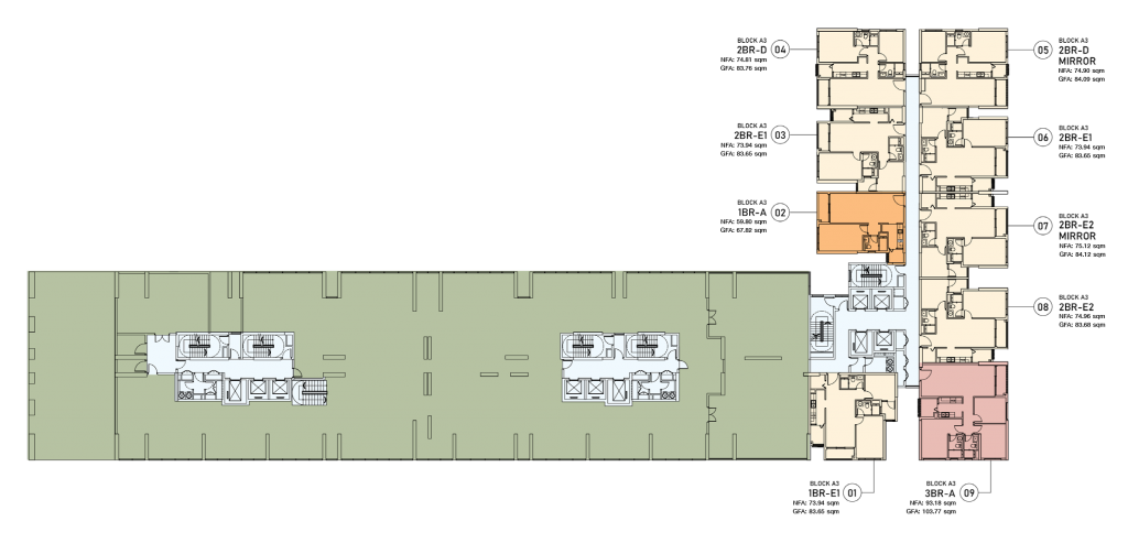 layout thiet ke tang can ho de la sol toa alto 2