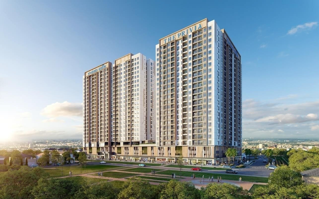 The Privia Khang Điền 1 phối cảnh dự án the privia khang điền