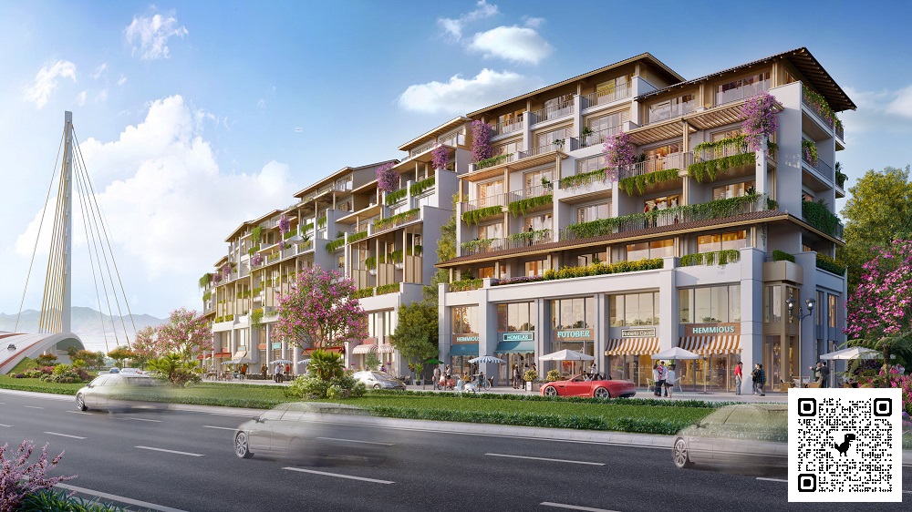 phối cảnh nhà phố townhouse cosmo đà nẵng