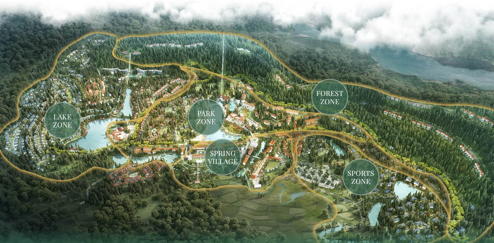 Thanh Xuân Valley 20 các phân khu chính của dự án thung lũng thanh xuân vĩnh phúc