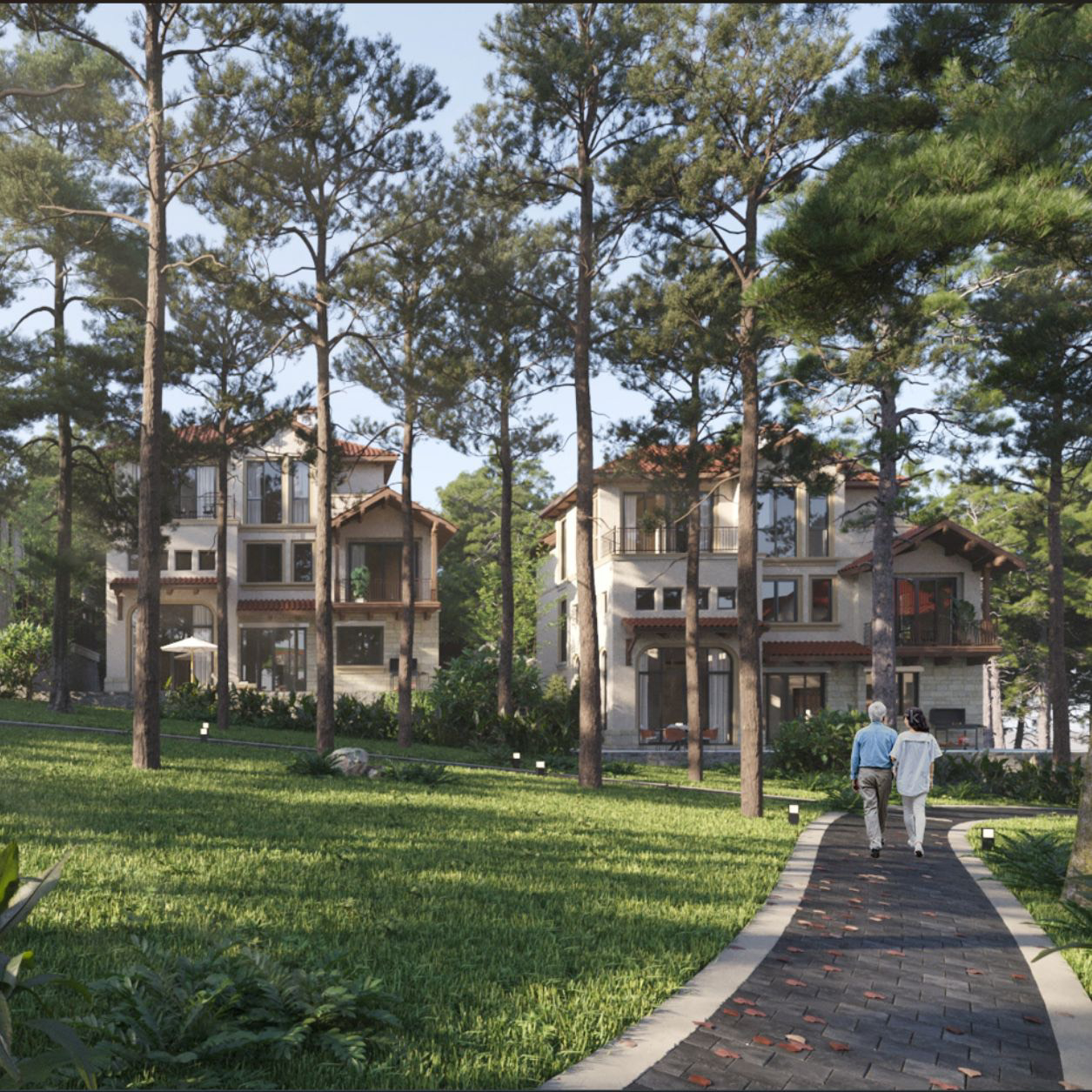 Thanh Xuân Valley 27 sân sau của biệt thự
