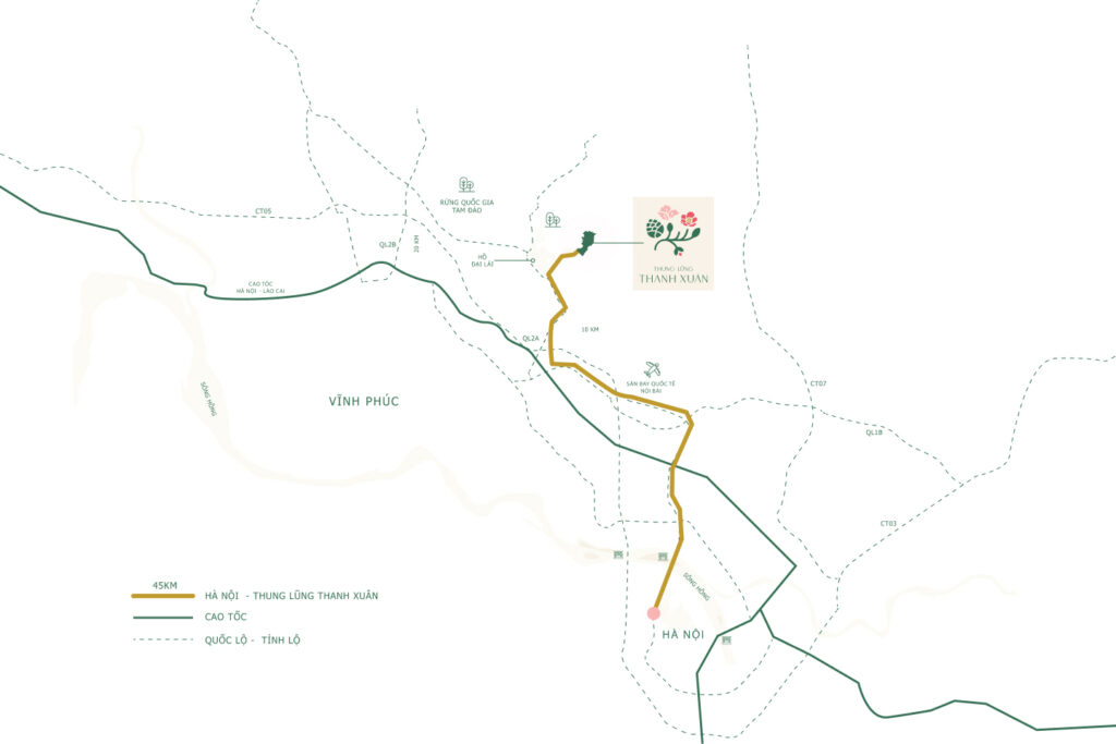 Thanh Xuân Valley 9 vị trí dự án