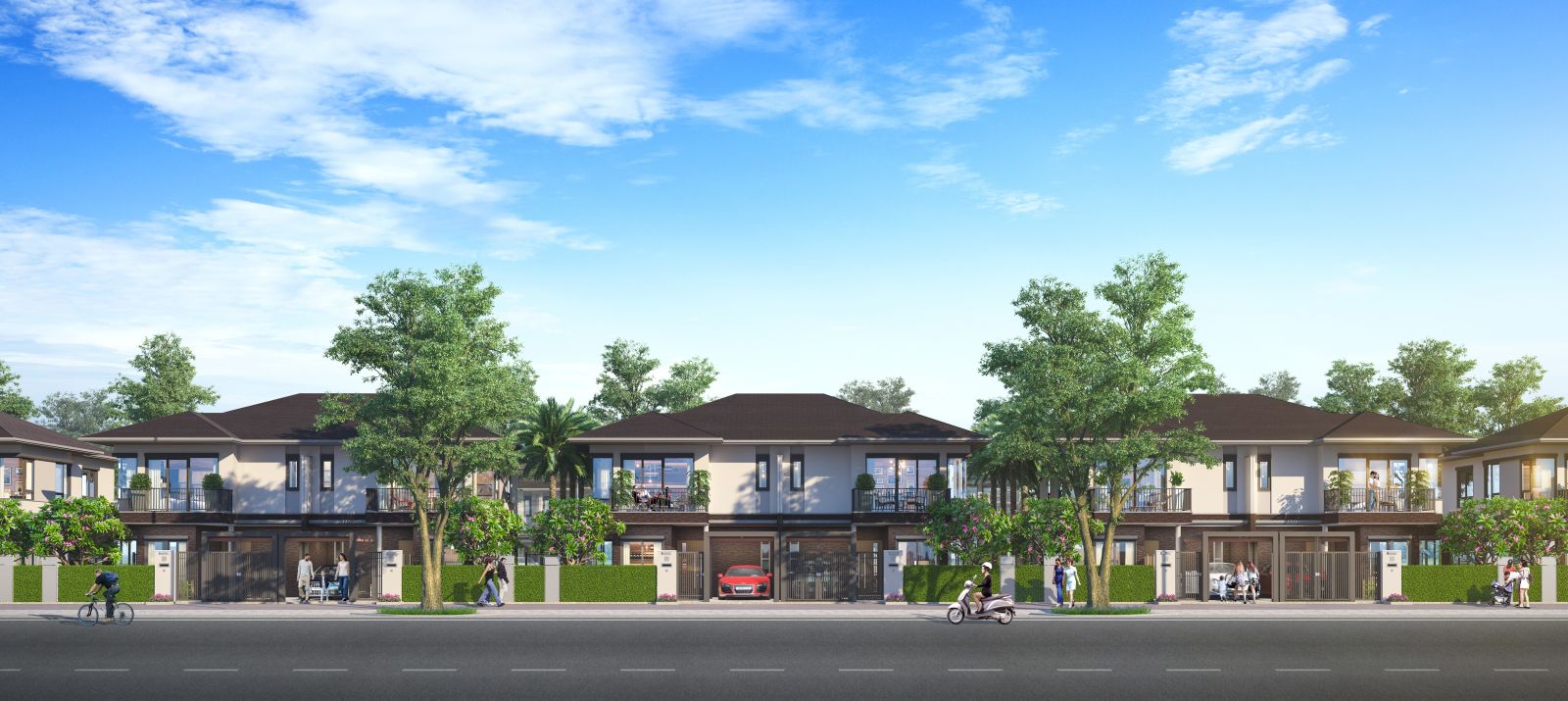Top6 Sản Phẩm Đáng Đầu Tư Tại Waterpoint Nam Long 4 biệt thự song lập waterpoint