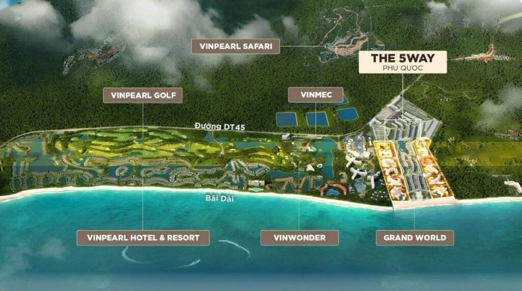 Vị trí dự án The 5Way Phú Quốc có tiềm năng gì? 1 loi the vi tri the 5way phu quoc