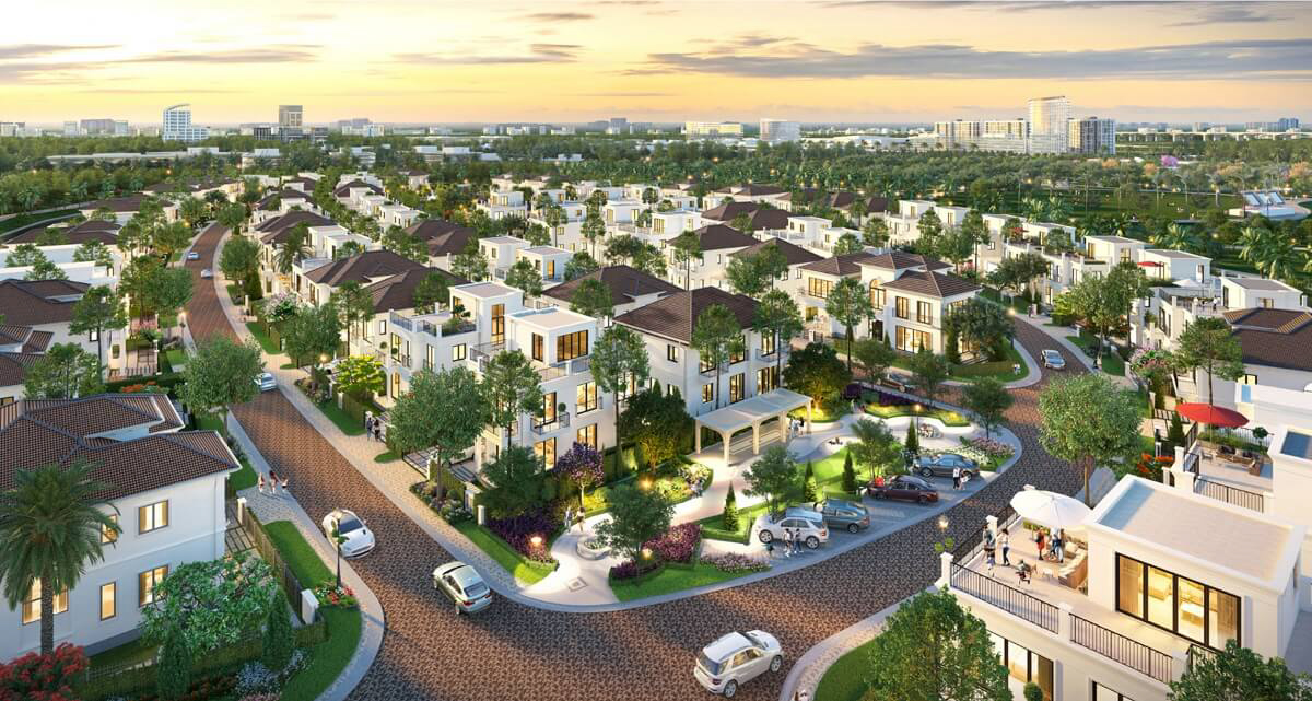 Phối cảnh biệt thự Garden Grand Villa