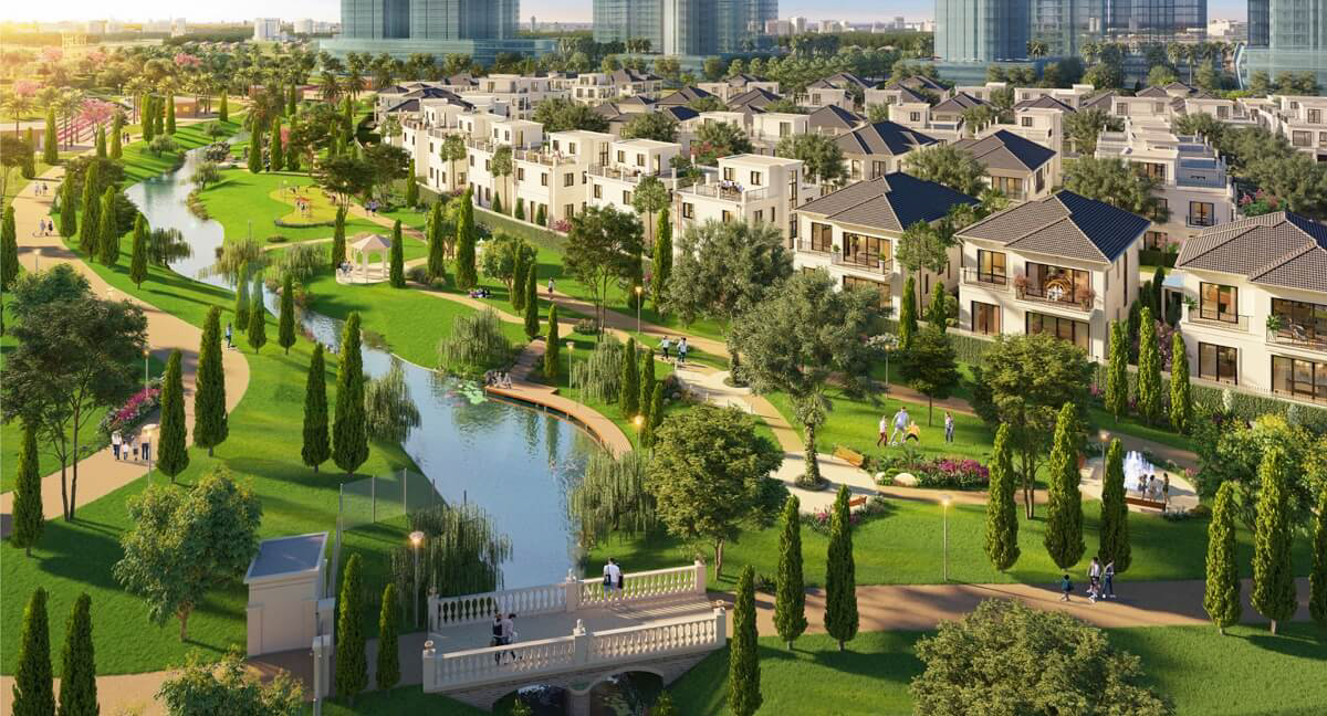Phối cảnh biệt thự Park Grand Villa