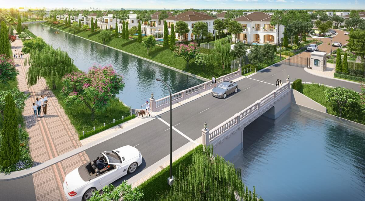 Phối cảnh biệt thự Canal Grand Villa