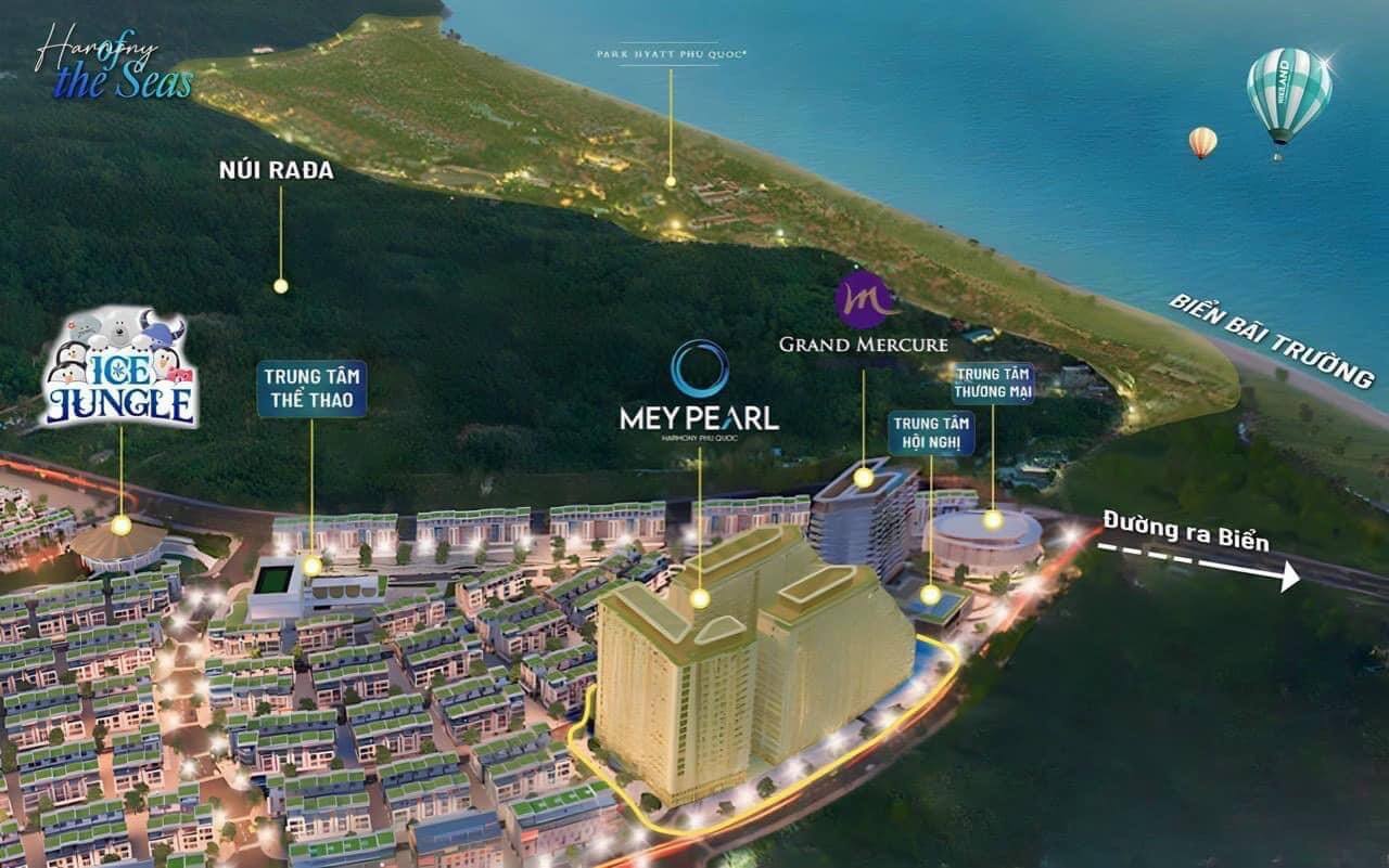Meypearl Harmony Phú Quốc 3 vị trí dự án meypearl harmony phú quốc tại khu đô thị meyhomes capital phú quốc