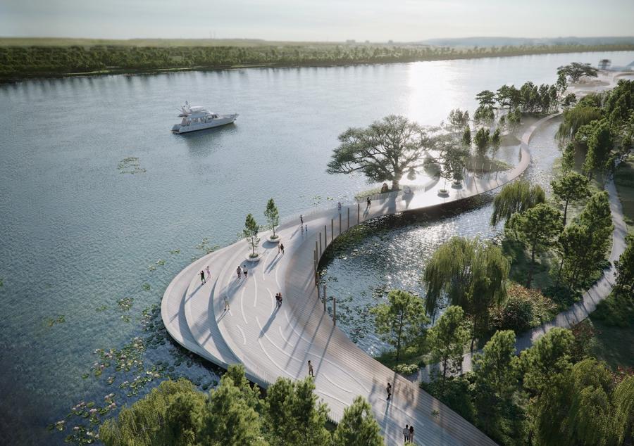 Blue Zones là gì? Tìm hiểu dự án Blue Zones đầu tiên tại Việt Nam 3 công viên riverfront