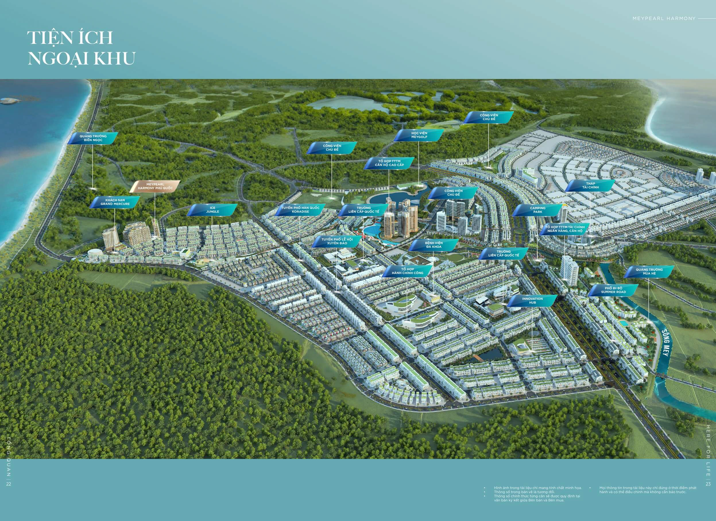 các tiện ích ngoại khu meypearl harmony phú quốc