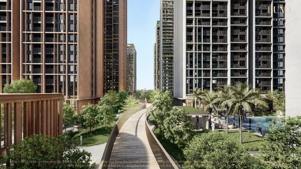 Lumi Hanoi 5 đường dạo bộ trên cao