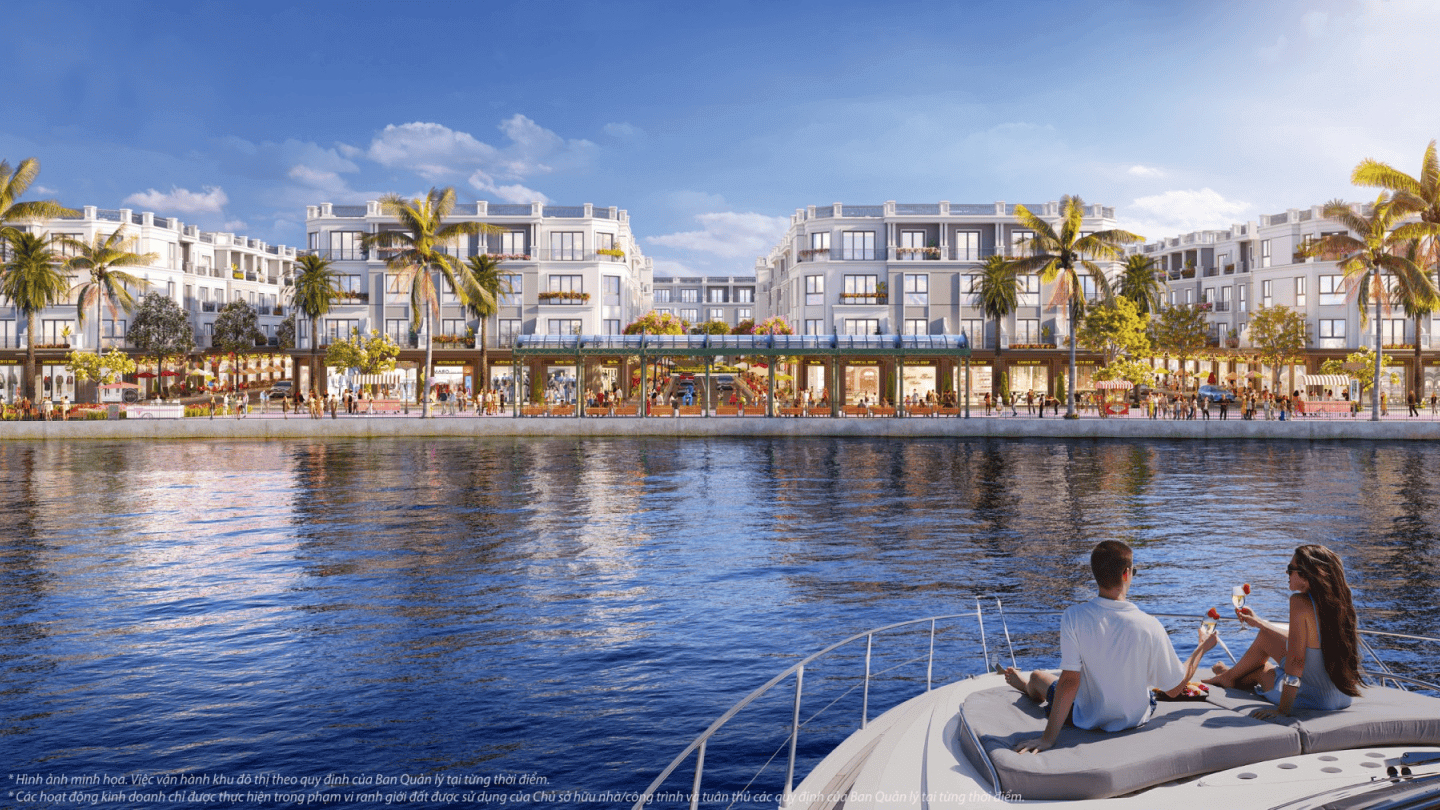 Vinhomes Royal Island 4 Các tuyến phố đi bộ và ẩm thực
