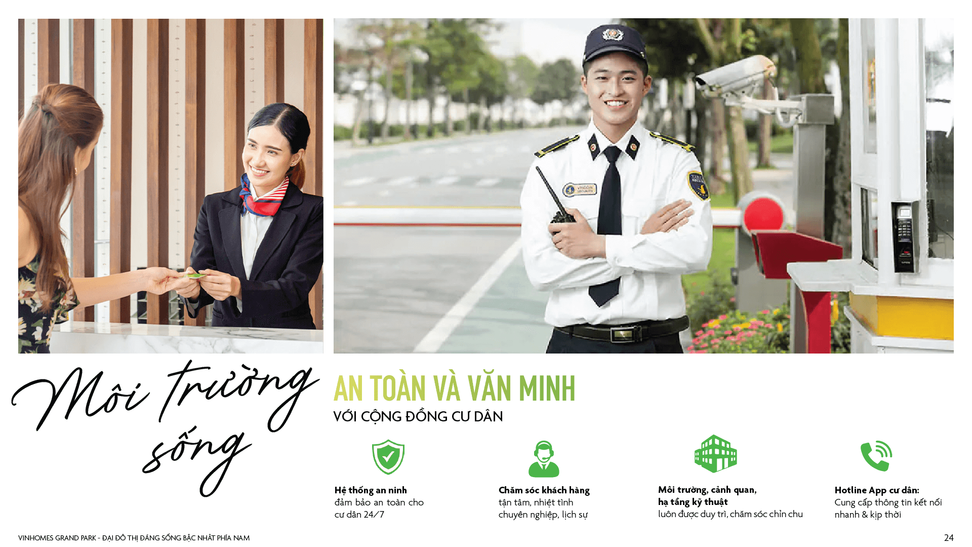 Hệ thống an ninh đa lớp bảo vệ sự an toàn cho cư dân Vinhomes