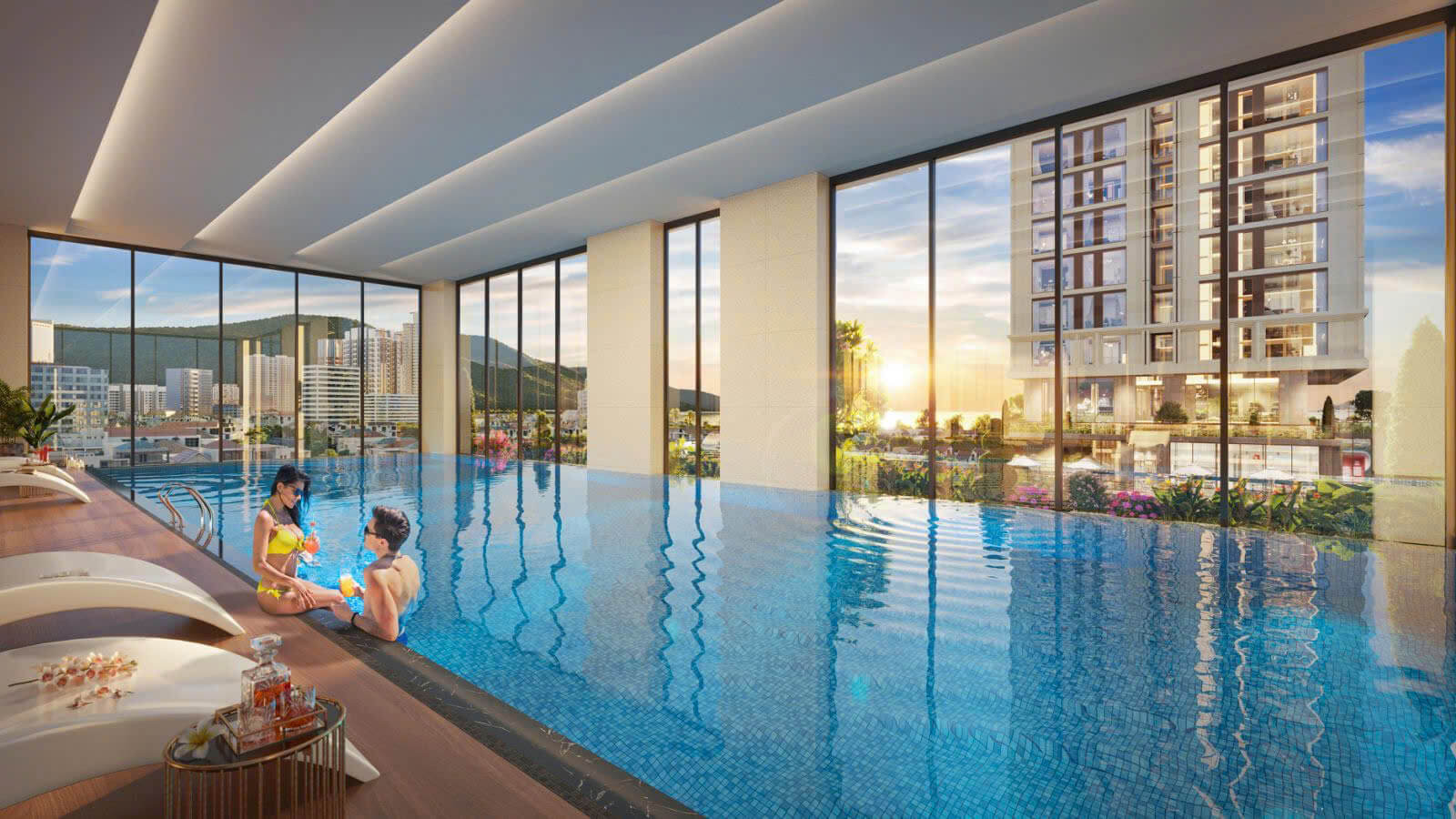 bể bơi tại sun costa residence đà nẵng