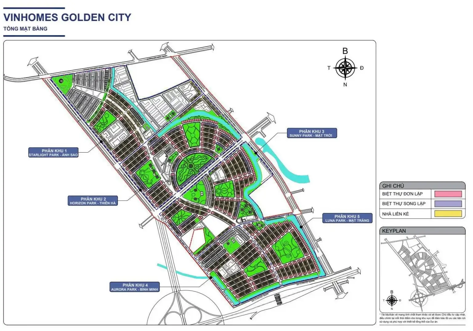 Mặt bằng Vinhomes Golden City