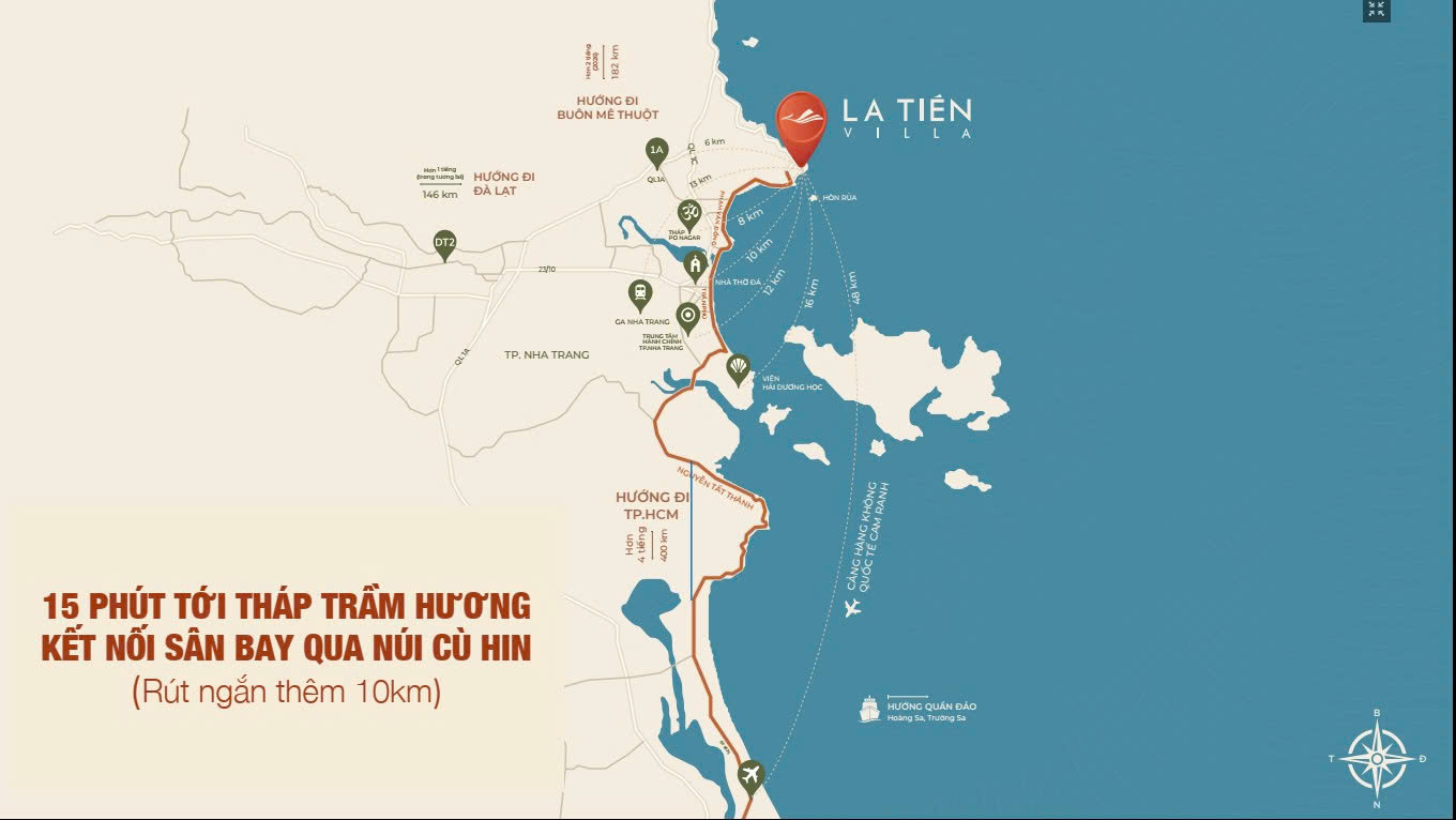 vị trí la tiên villa nha trang