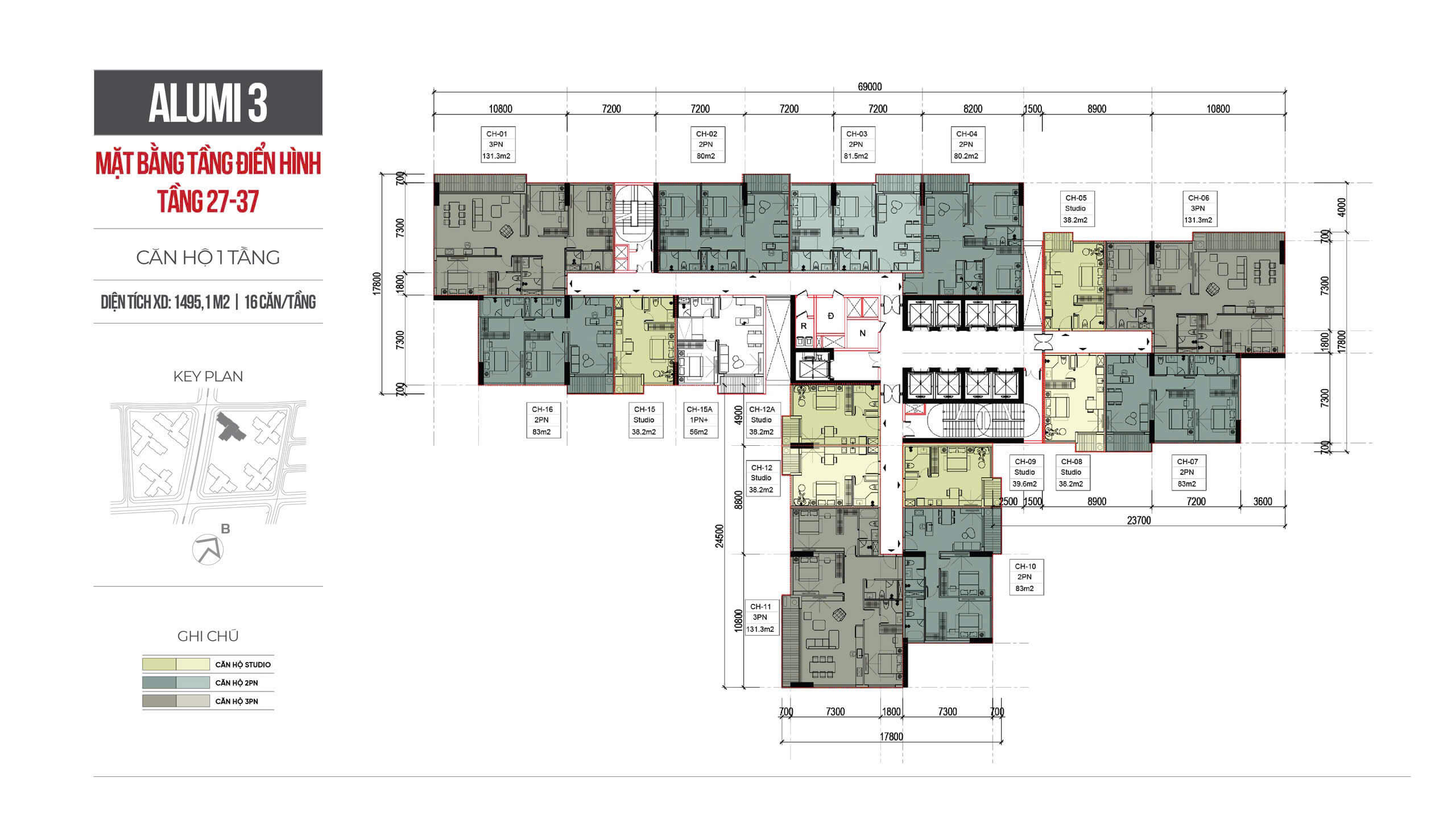 Bán Căn Hộ Alumi Alluvia City- Studio, 1PN, 2PN, 3PN 4 Bán Căn Hộ Alumi 2 phòng ngủ