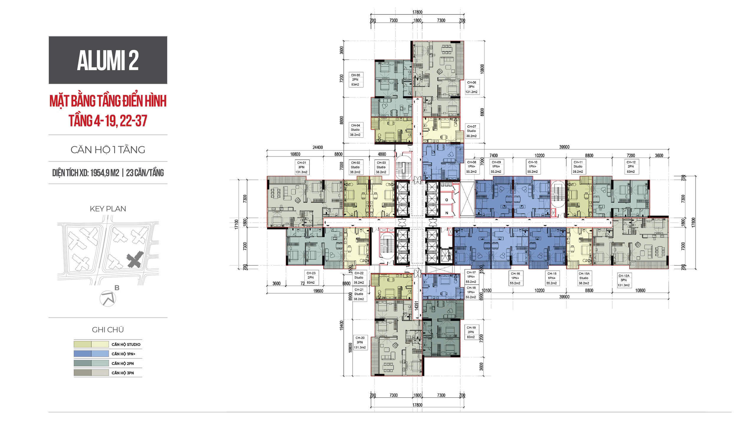 Bán Căn Hộ Alumi Alluvia City- Studio, 1PN, 2PN, 3PN 3 Bán Căn Hộ Alumi 3 phòng ngủ