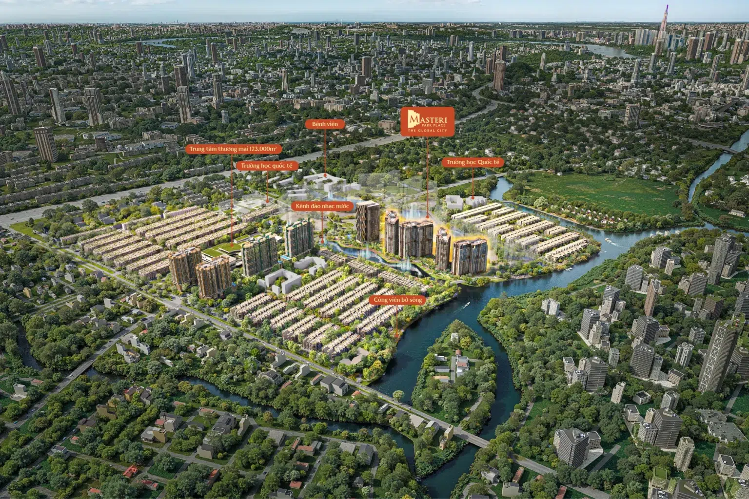 Bán Căn Hộ Masteri Park Place - Studio, 1PN, 2PN, 3PN