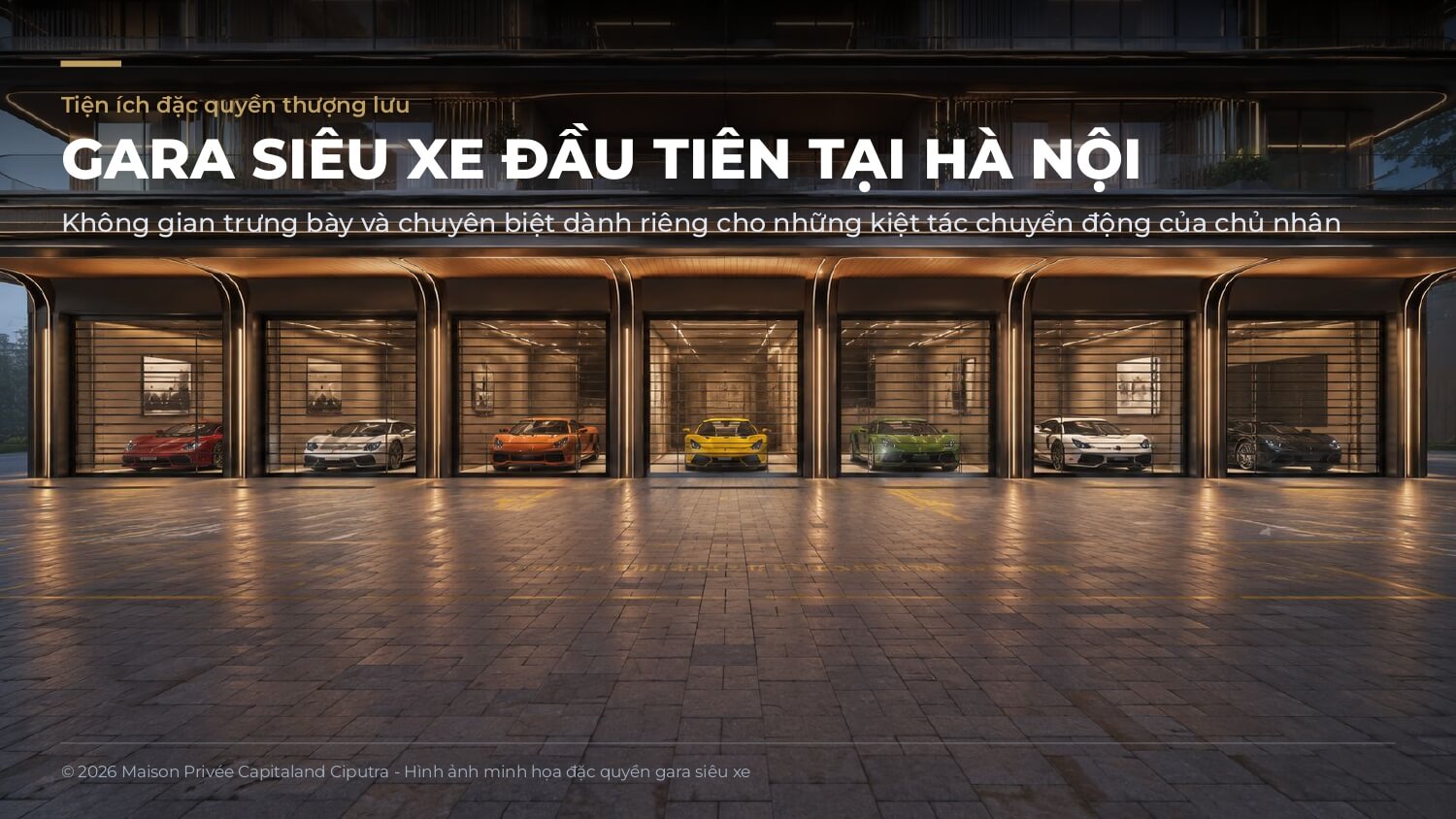 gara siêu xe đầu tiên tại hà nội