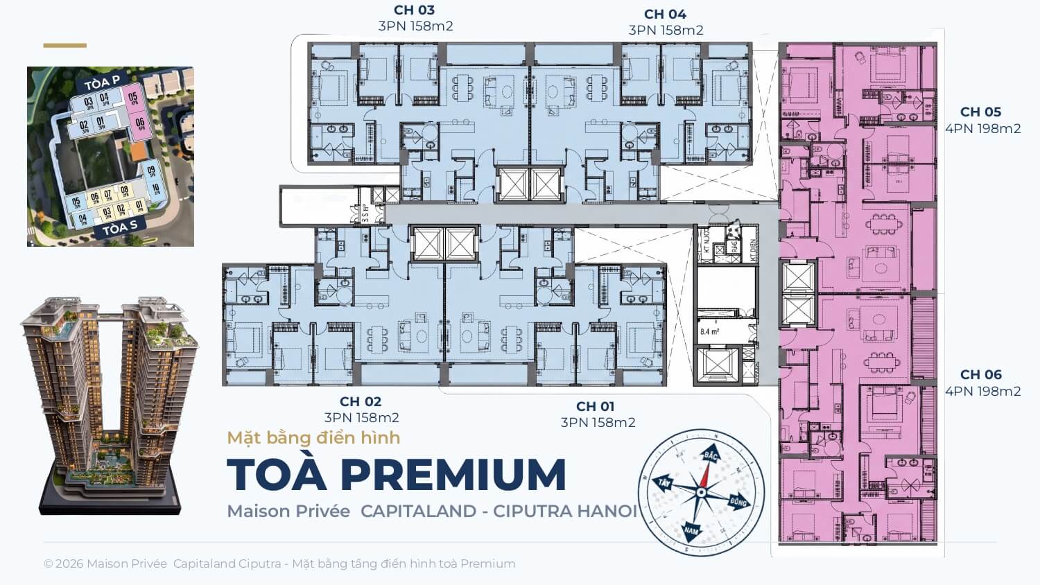 layout tòa premium