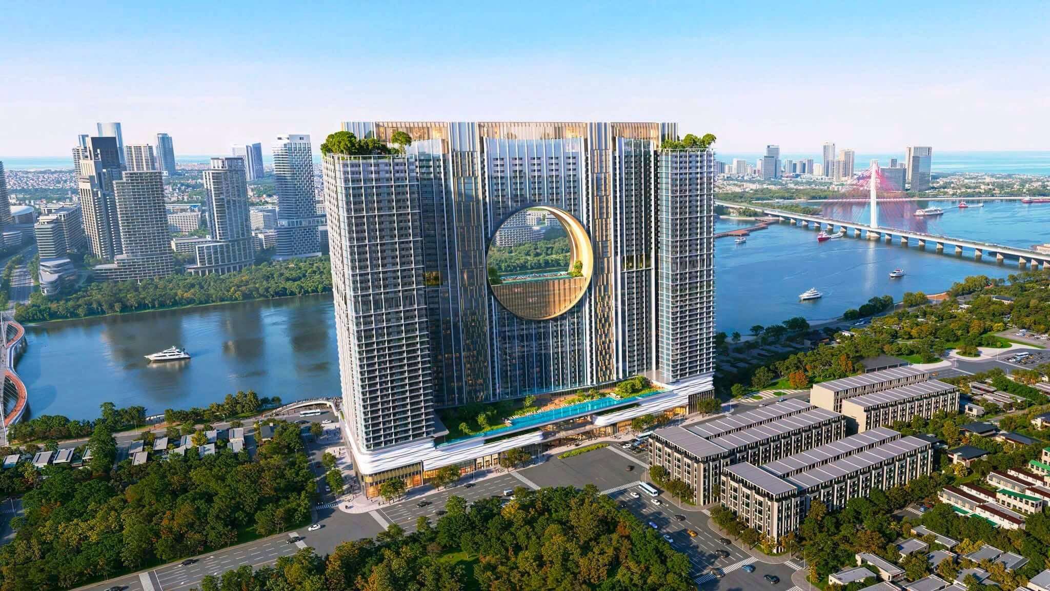 Sun Galaxy Complex Đà Nẵng 3 Tổ hợp căn hộ Sun Group tọa lạc vị trí đắc địa bên sông Hàn và trung tâm thành phố Đà Nẵng.