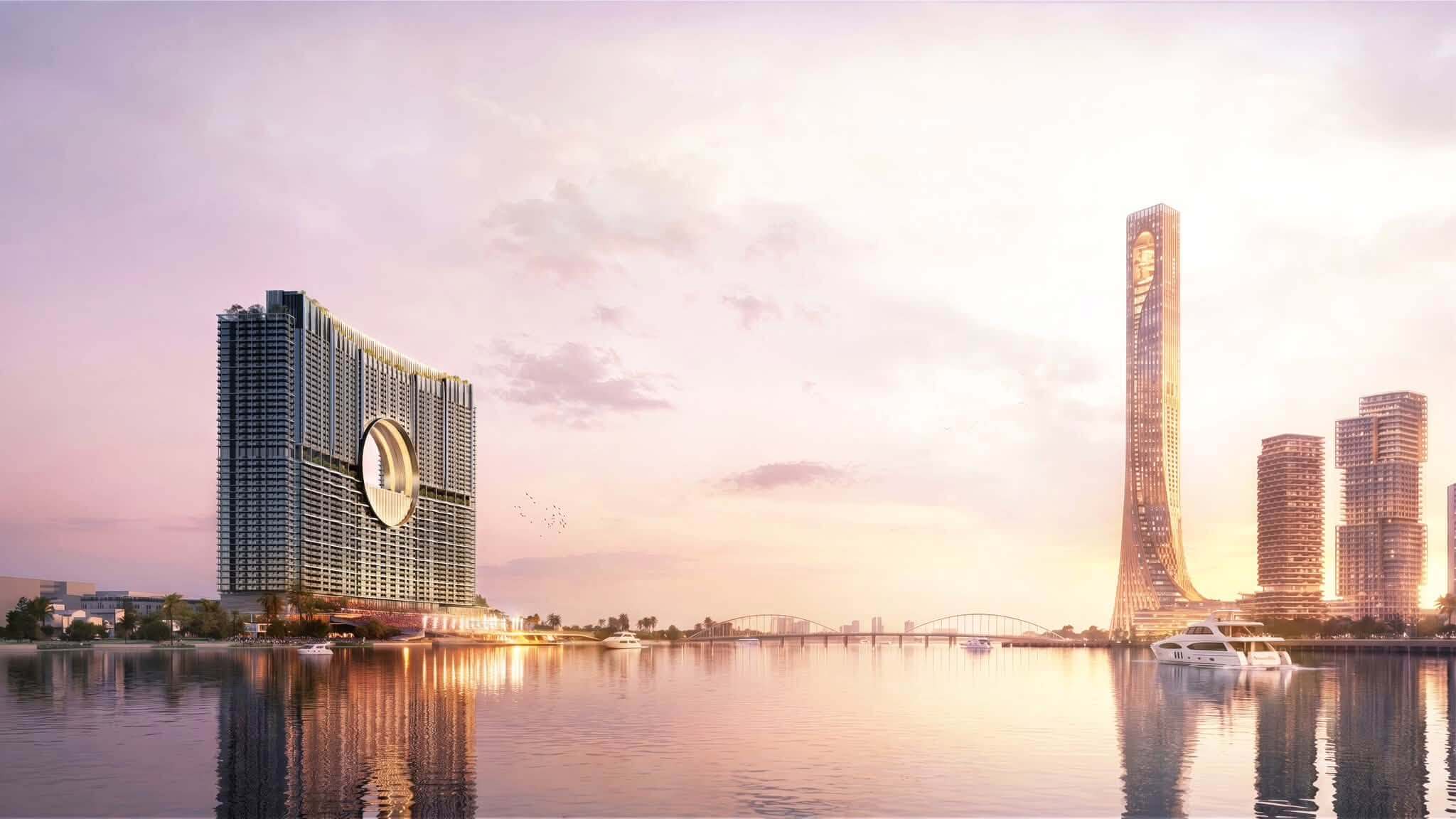 Sun Galaxy Complex Đà Nẵng 2 Tòa căn hộ Sun Galaxy Complex bên sông Hàn đối diện sang tổ hợp Da Nang Downtown